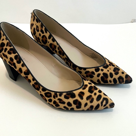 EUC Marc Fisher Leopard Print Calf Hair Pumps - Size 8M - Picture 3 of 16